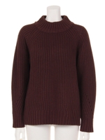 ウネウネ ニット/BRN