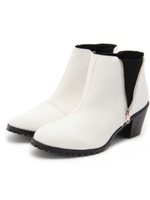 サイドゴアZIPブーツ/ホワイト(004)