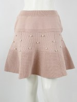 ナイロンケーブル   フレアスカート/PK