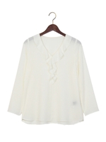 ●JOC PE フリル プルオーバー ブラウス　/　フォーマル　/　式典/BEIGE