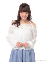 シャーリング長袖ブラウス/ホワイト