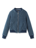 パイルデニムジャケット/ブルー(092)