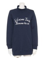 【anap mimpi】起毛ハイネックワンピース/NVY