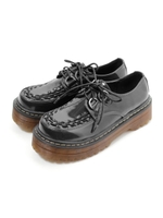 エナメルラバーソール/ブラック