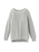 コットン混アイレット畦ニット/ライトグリーン(021)