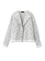 【VERY4月号掲載】ツイードラメカーディガン/オフホワイト(403)