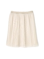 プリーツスカート/ベージュ(040)