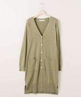 レーヨン混ロングカーディガン