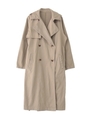 ロングトレンチコート/ベージュ