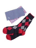 ソックス&ハンカチBOXセット/ネイビー(993)