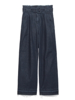 ハイウエストワイドパンツ/DBLU