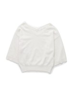 ワイドスリーブニットプルオーバー/IVR