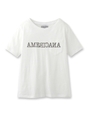 Americana ロゴデザインTシャツ/ライトグレー(011)