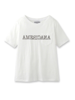 Americana ロゴデザインTシャツ/ライトグレー(011)