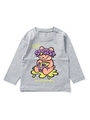 L/S TEE SCATERBRAIN BEAR(4T〜7T) /ホワイト