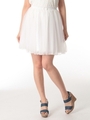 petitリボンチュールスカート/シロ