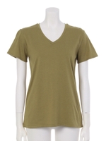 【CASUAL】BASIC VネックT-SH/ブラック