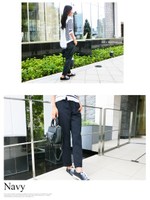 フォーマルセンタープレスパンツ/ネイビー