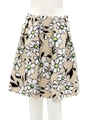 フラワープリント   スカート/NV