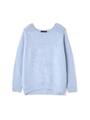 ホールガーメントニット/ブルー(110)