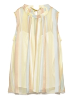 ストライプテント型タンク/YEL