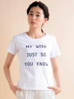 フロッキーロゴプリントTシャツ/オフ