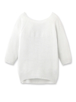 ラメ混ドルマンニットプルオーバー/アイボリー(004)