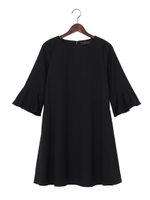 【WEB限定】○JOC T/R STRC フレアワンピース/NAVY