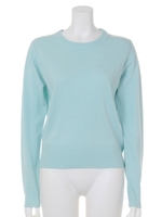 カシミヤタッチニット/イエロー