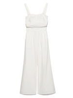 バックリボンデニムオールインワン/BLK