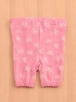 3分丈リボンJQレギンス/サックス