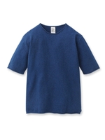 Violet Buffalo Wallows INDIGO半袖ニット/ネイビー(093)