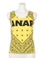 【ANAP】ANAPロゴペイズリータンク/YEL