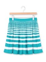 アートグラデボーダースカート/ブルー(192)