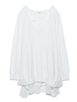 スイッチングシフォンチュニック/GRY