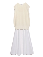 ドッキングワンピース/WHT