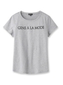 英字ロゴTシャツ/ネイビー(093)