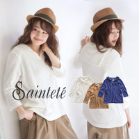 天竺パイル セーラープルオーバー