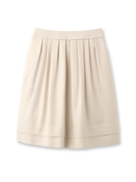 麻ライクボリュームスカート/ライトベージュ(051)