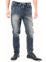 【AZUL by moussy】スキニードビーデニムパンツSW濃色/Stone Wash
