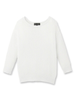 ストライプラメニット/ライトグレー(011)