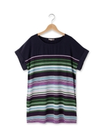 マルチボーダーワンピース/グレー(312)