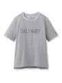 Americana UネックTシャツ/ガンメタリック(018)