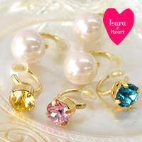 Lara＆Heart（ララアンドハート）スワロパールイヤーカフ