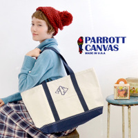 PARROTT CANVAS（パロットキャンバス）MEDIUM TOTE BAG［SOLID ENBROIDER］ 
