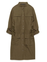 [Balcony and Bed]ミリタリーコートワンピース/KKI