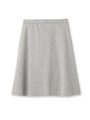 [L]ハイツイストフレアミディスカート/ライトグレー(911)