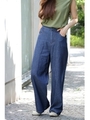 【AZUL by moussy】ライトozデニムワイドパンツ/One Wash
