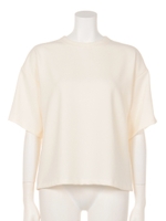 【ＧＲＥＥＤ】ＳＴＲＥＴＣＨ　ＤＯＵＢＬＥ　ＣＬＯＴＨ　Ｓｈｏｒｔ　Ｓｌｅｅｖｅ/BEIGE