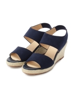 アンクルベルトウェッジサンダル/ネイビー(093)